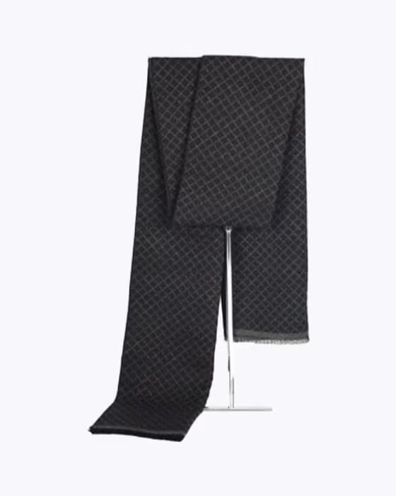 شال گردن موهر مردانه زنانه دورو طرح چهار خونه جوراب نوین